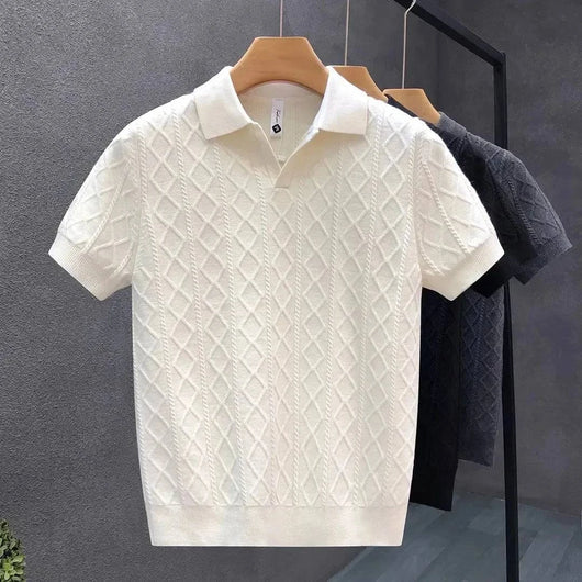 Apex Diamond Knit polo